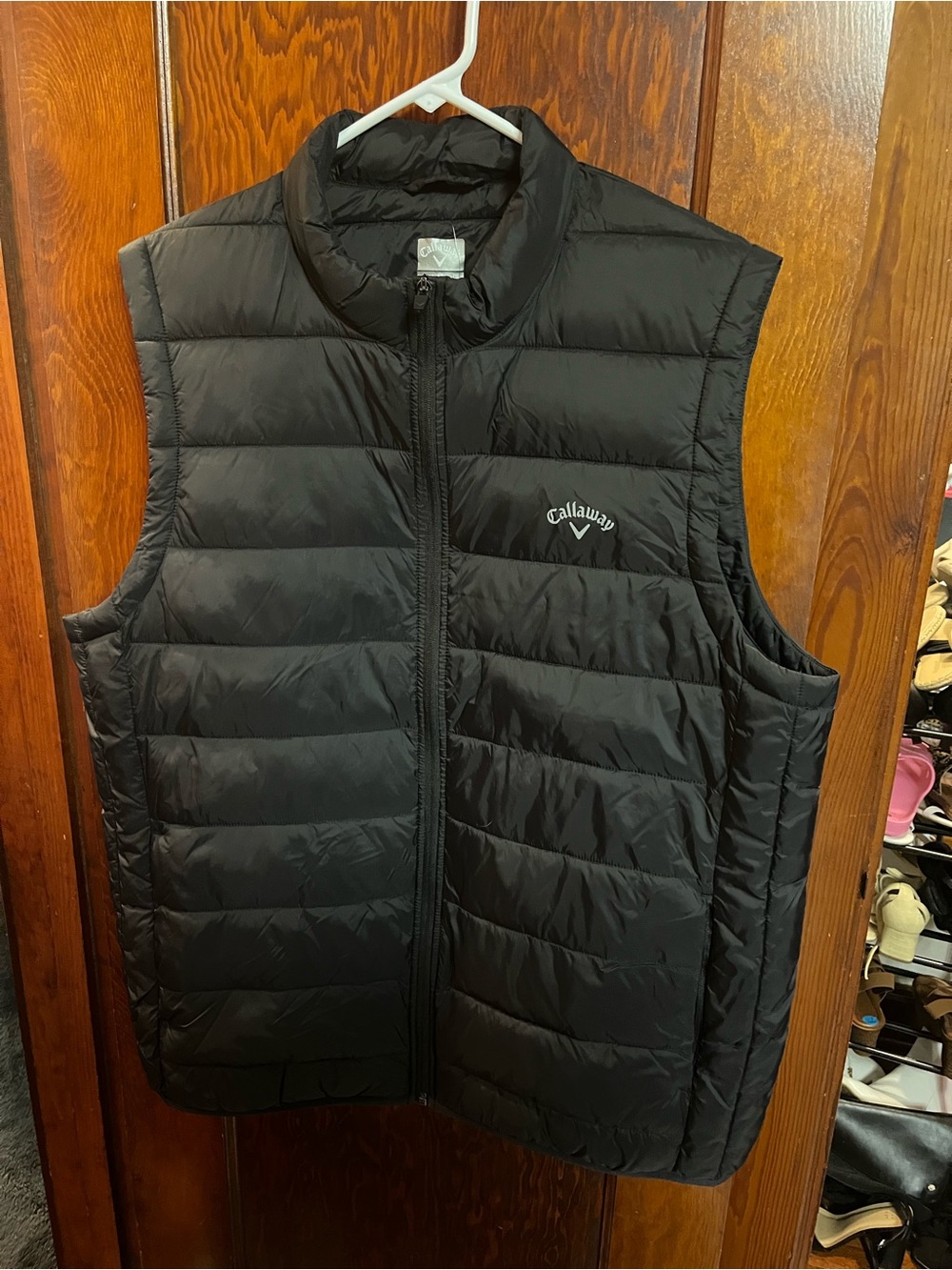 Callaway NWT Men's Black Puffer Vest- Insulated Golf Vest